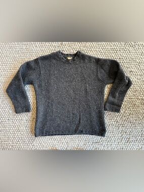 J.Crew Charcoal Gray 100% Wool Sweater